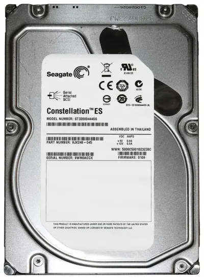 9XT267-001 - Seagate 2TB 7200RPM SAS 6Gb/s 3.5-inch Hard Drive