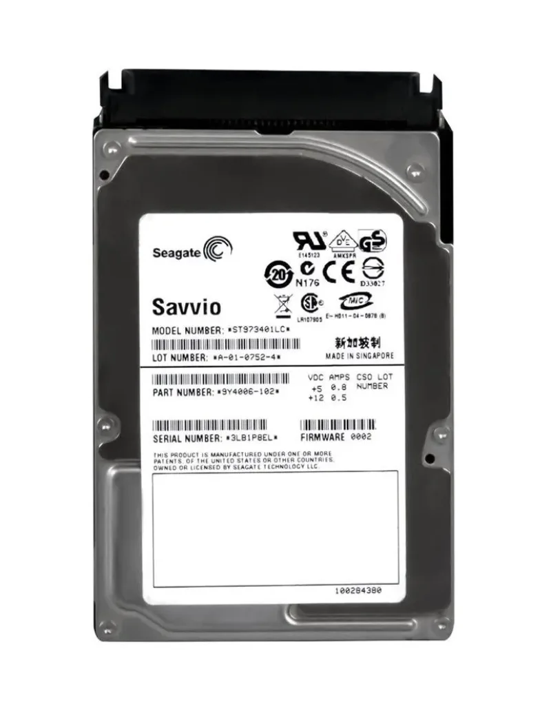 9Y4006-102 - Seagate 73GB 10000RPM Ultra320 SCSI 8MB Cache 80-Pin 2.5-inch Hard Drive
