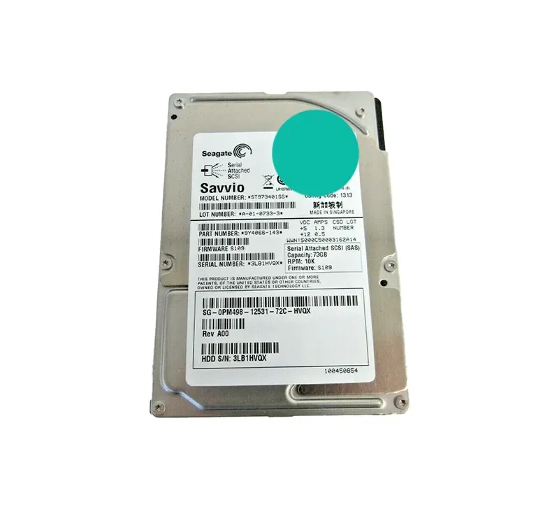 9Y4066-143 - Seagate 73GB 10000RPM SAS SFF 2.5-inch Hard Drive