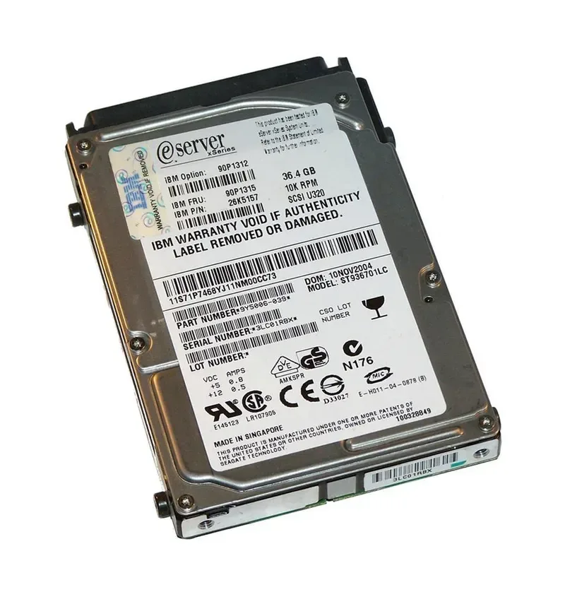 9Y5006-039 - Seagate 36GB 10000RPM Ultra320 SCSI 2.5-inch Hard Drive