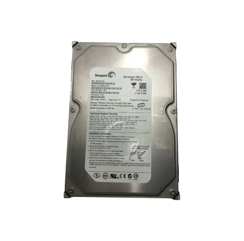 9Y7284-840 - Seagate BarraCuda 7200.8 300GB 7200RPM IDE Ultra ATA/100 (ATA-6) 8MB Cache 3.5-inch Hard Drive