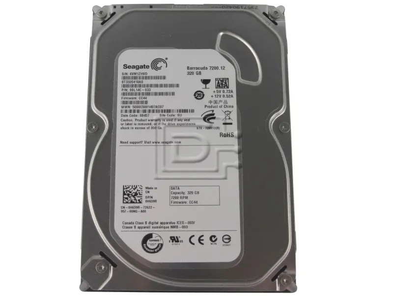 9Y738L-516 - Seagate BarraCuda 360GB 7200RPM SATA 3Gb/s 8MB Cache 3.5-inch Hard Drive