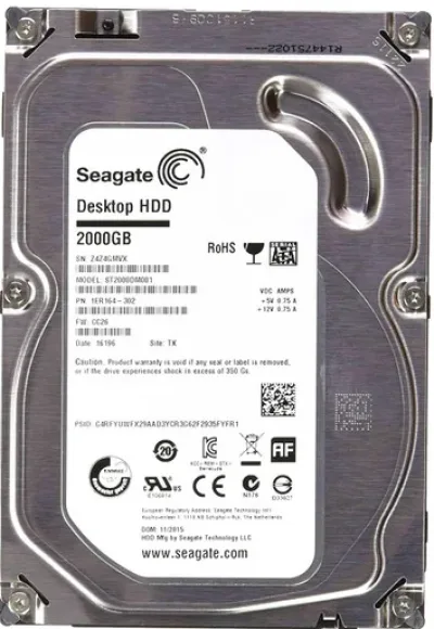 9YN164-302 - Seagate 2TB 7200RPM SATA 64MB Cache 3.5-inch Hard Drive