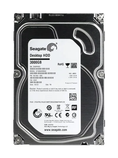 9YN166-900 - Seagate BarraCuda 3TB 7200RPM SATA 6Gb/s 64MB Cache (CE) 3.5-inch Hard Drive