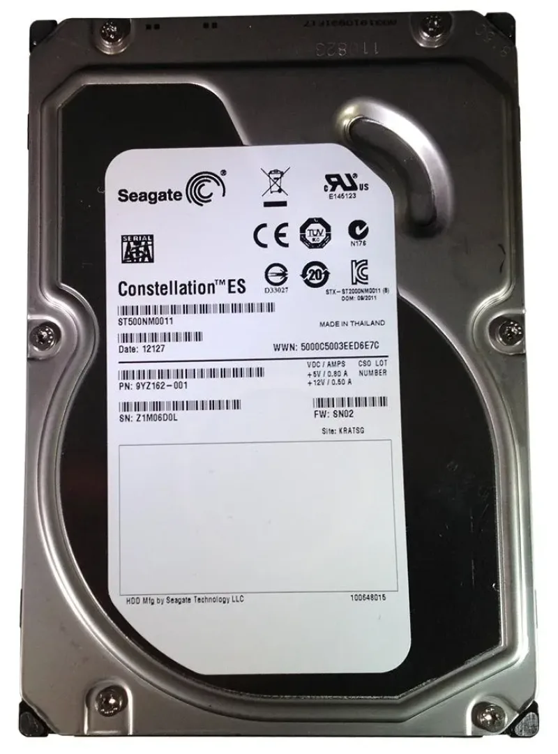 9YZ162-001 - Seagate Constellation ES 500GB 7200RPM SATA 6Gb/s 64MB Cache 3.5-inch Hard Drive