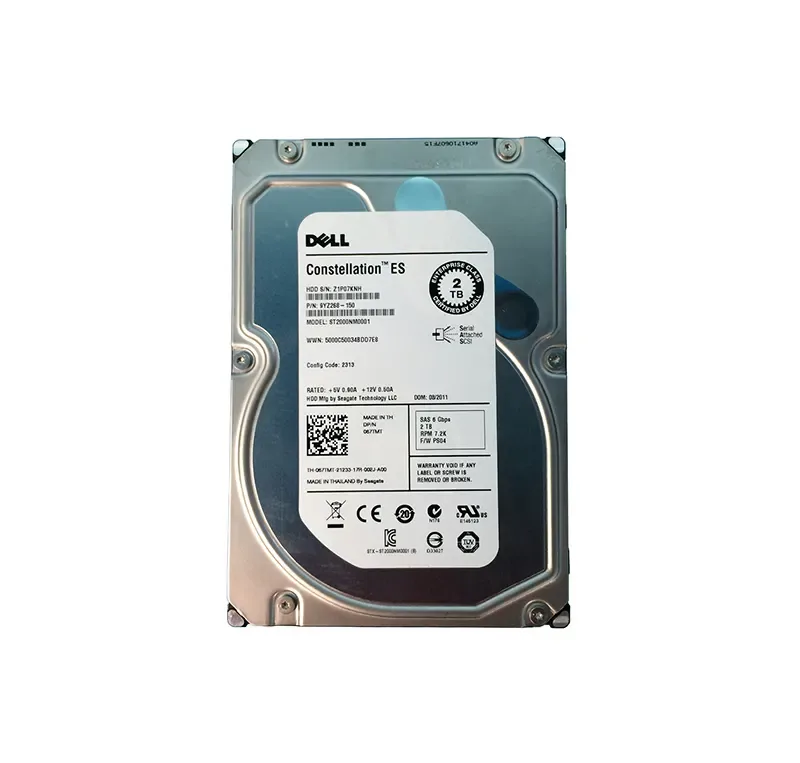 9YZ268-150 - Seagate 2TB 7200RPM SAS 6Gb/s 64MB Cache 3.5-inch Hard Drive