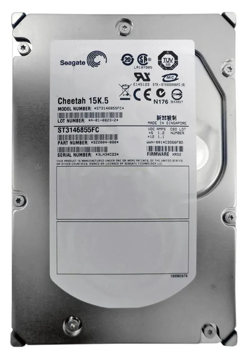 9Z2004-080 - Seagate Cheetah 15K.5 146.8GB 15000RPM Fibre Channel 4Gb/s 16MB Cache (CE) 3.5-inch Hard Drive