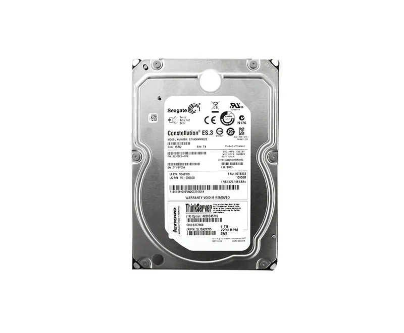 9ZM273-076 - Seagate 1TB 7200RPM SAS 6.0Gb/s 128MB Cache 3.5-inch Hard Drive