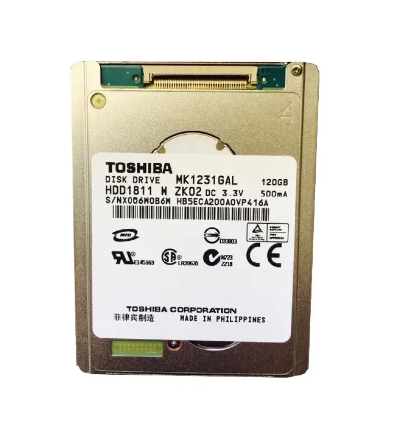 A000001260 - Toshiba 80GB 5400RPM ATA-100 2.5-inch Hard Disk Drive