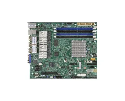 A1SAM-2550F-B - Supermicro Intel Atom C2550/ DDR3/ SATA3/ V/4GbE/ MicroATX Motherboard / CPU Combo