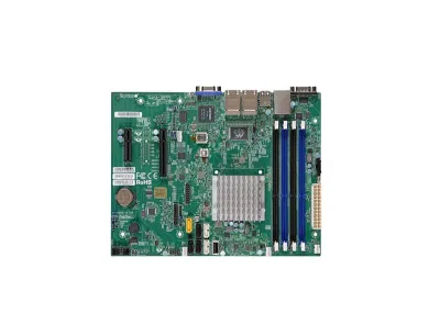 A1SRM-2758F-B - Supermicro Intel Atom C2758/ DDR3/ SATA3/ V/4GbE/ MicroATX Motherboard / CPU Combo