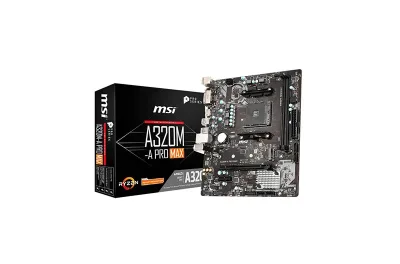 A320MAPMAX MSI A320M-A PRO MAX Socket AM4/ AMD A320/ DDR4/ SATA3 / USB3.2/ M.2/ m-ATX Motherboard