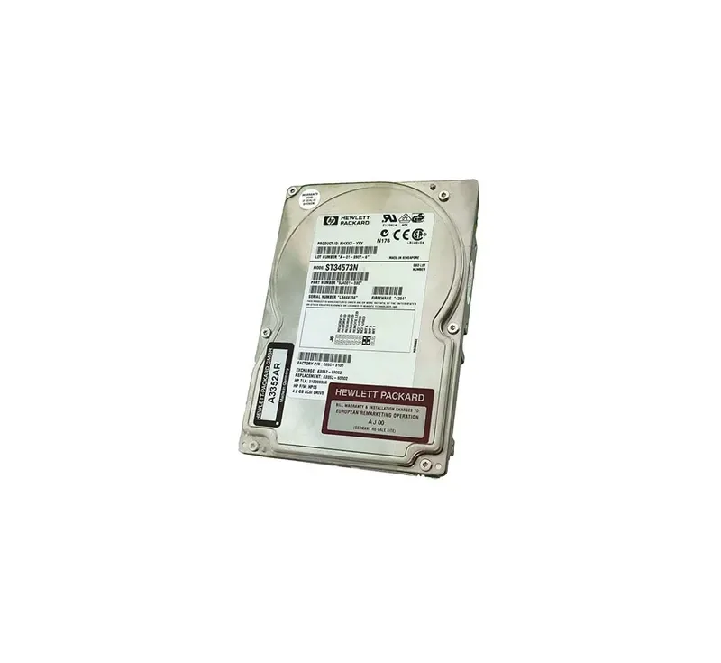 A3352-69002 - HP 4.3GB 7200RPM Fast-Wide SCSI Single Ended Narrow 50-Pin 3.5-inch Hard Drive