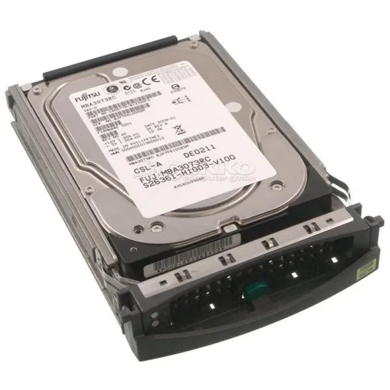 A3C40060502 - Fujitsu 73GB 10000RPM Ultra-320 SCSI 80-Pin 8MB Cache 3.5-inch Hard Disk Drive