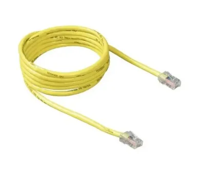 A3L791-05-YLW-S - Belkin 5ft Cat5e RJ45 Network Patch Cable (Yellow)