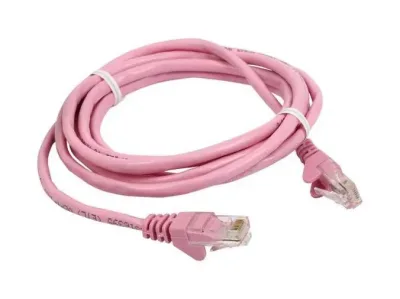 A3L791-07-PNK - Belkin 7ft Cat5e Snagless Network Patch Cable (Pink)