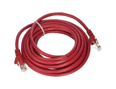 A3L791-10-RED-A1 - Belkin 10ft Cat5e RJ45 Network Patch Cable (Red)