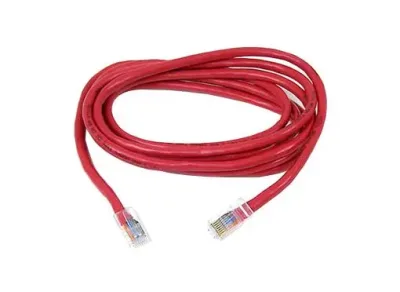 A3L791-10-RED-S - Belkin 10ft Cat5e RJ45 Network Patch Cable (Red)