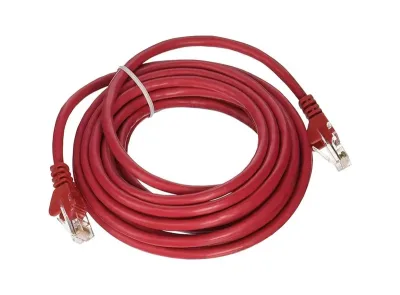 A3L791-15-RED - Belkin 15ft Cat5e Snagless Network Patch Cable (Red)