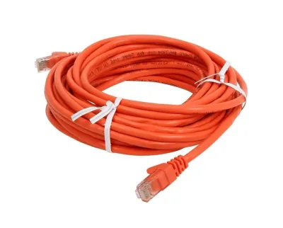 A3L791-25-ORG-S - Belkin 25ft Cat5e RJ45 Network Patch Cable (Orange)