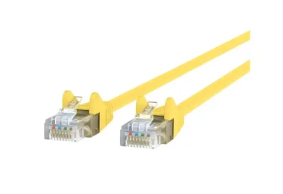 A3L791B03M-YLW - Belkin 3M Cat5e RJ45 Assembled UTP Patch Cable (Yellow)