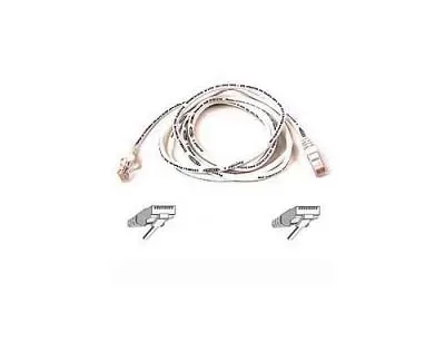 A3L791B15M-WHTS - Belkin 15M Cat5e RJ45 Network Patch Cable (White)