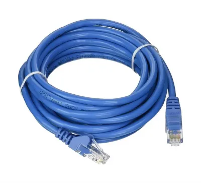A3L791B50-BLU-S - Belkin 50ft Cat5e RJ45 Network Patch Cable (Blue)
