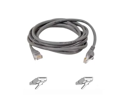 A3L791B50CM-S - Belkin 50CM Cat5e RJ45 Network Patch Cable (Grey)