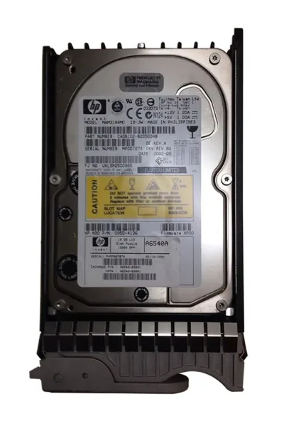 A6540A HP 18.2GB 15000RPM Ultra-160 SCSI Hot-Pluggable LVD 80-Pin 3.5-inch Hard Drive