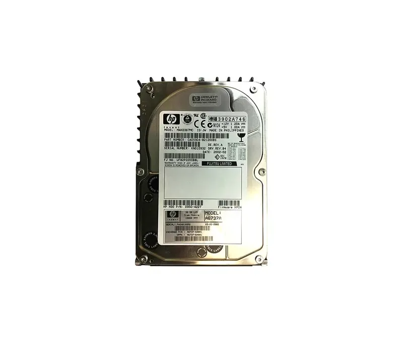 A6737-69001 - HP 36.4GB 10000RPM Ultra-160 SCSI Hot-Pluggable LVD 80-Pin 3.5-inch Hard Drive