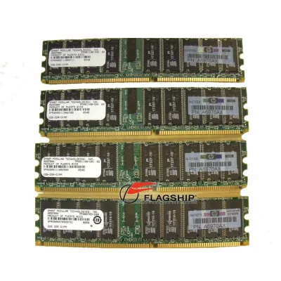 A6968A - HP 2GB Kit (4 X 512MB) DDR-266MHz PC2100 non-ECC Unbuffered CL2.5 184-Pin DIMM 2.5V Memory