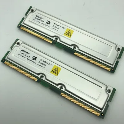 A7198A - HP 1GB Kit (2 X 512MB) RDRAM-800MHz PC800 ECC 184-Pin RIMM Memory