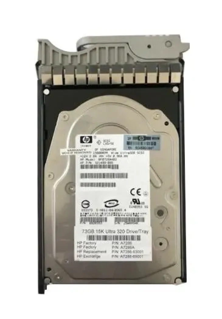 A7286-69001 - HP 72.8GB 15000RPM Ultra-320 SCSI Hot-Pluggable LVD 80-Pin 3.5-inch Hard Drive