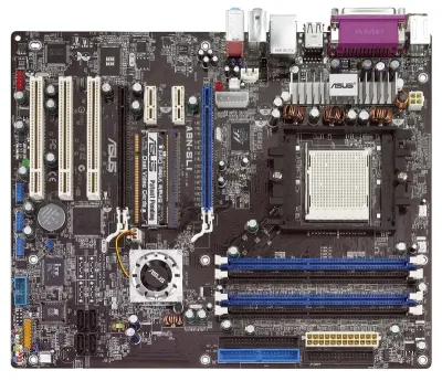 A8N-SLI - ASUSTeK Desktop Board Athlon 64, Athlon 64 FX, Athlon 64 X2 Dual-Core, Sempron nVIDIA nForce4 SLI Socket 939 4GB DDR DRAM 400 MHz, 333 MHz, 266 MHz ATX