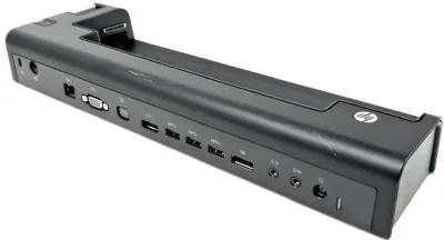 HP A9B77AA#ABA Ultra-Slim Docking Station with 4 x USB / VGA and Ethernet Port for EliteBook 2570p / 8470p Notebook Series