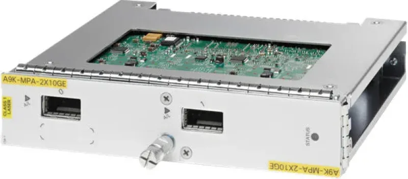 Cisco A9K-MPA-2X10GE 2-port 10-Gigabit Ethernet Modular Port Adapter - expansion module - 2 ports