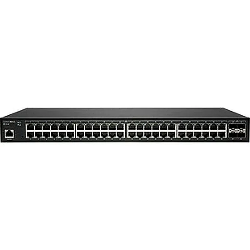 Dell AB583302 SWS14-48 48-Ports 1GBase-T + 4-Ports SFP+ 10GbE + 1 x Console Port RJ-45 Layer 2 Managed 1U Rack-Mountable Gigabit Ethernet Network Switch. In Stock