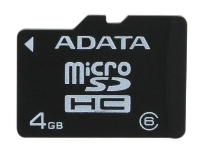 ADA-AUSDH4GCL6-RM2 - ADATA 4GB Class 6 microSDHC Flash Memory Card