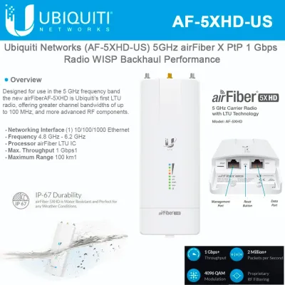 AF-5XHD - Ubiquiti airFiber 5XHD 5 Ghz Wireless Access Point