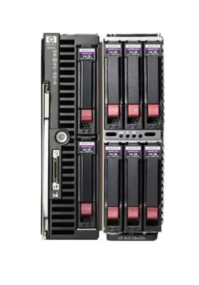 AG780A - HP StorageWorks All-in-One Storage System SB600C 1.16TB (146GBX8) Hard Drives SAS Storage Blade Server