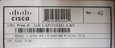 AIR-LAP1510AG-P-K9 - Cisco Aironet 1500 Series Access Point
