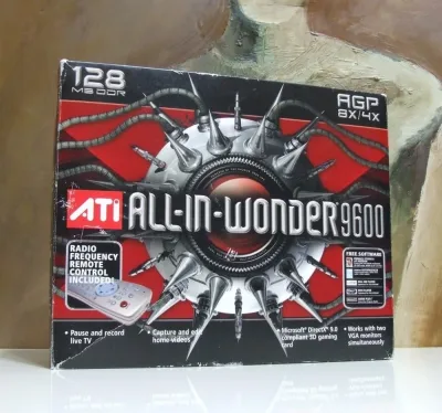 AIW9600XT - ATI Tech ATI All-in-Wonder 9600 Radeon 128MB DDR AGP TV Tuner Video Graphics Card
