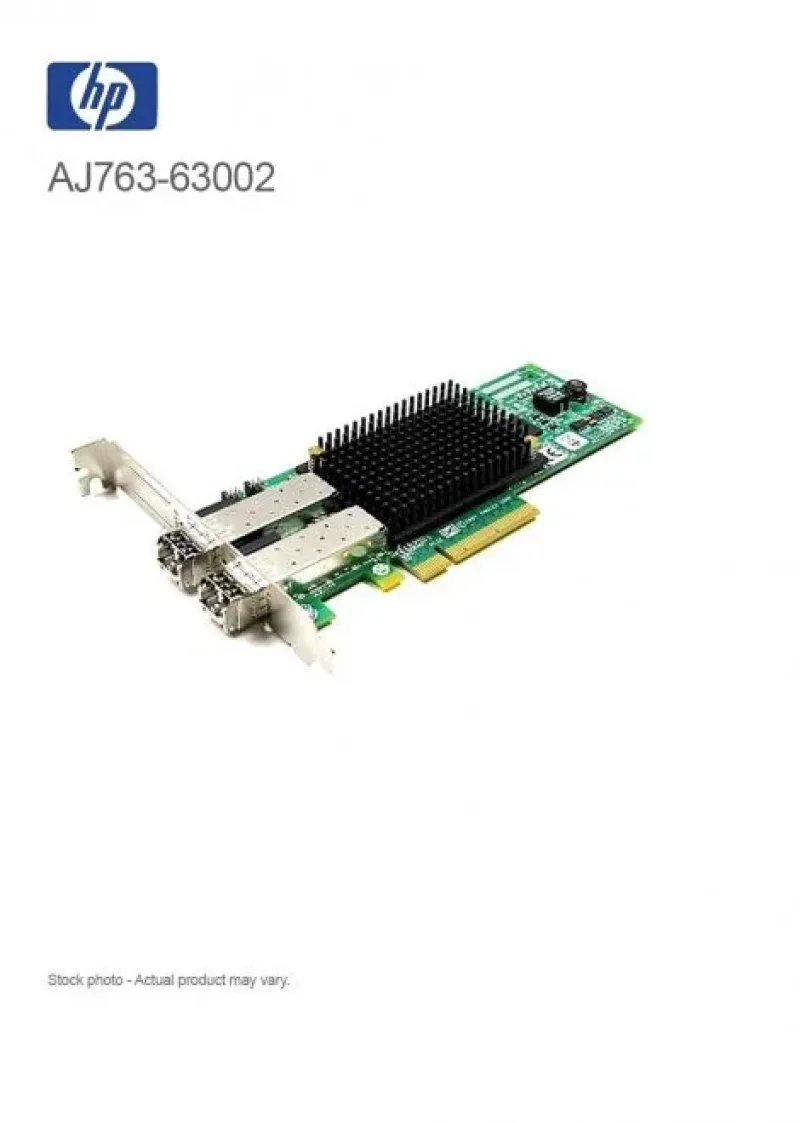 AJ763-69001 - HP StorageWorks 82E Dual-Port Fibre Channel 8Gb/s Short Wave PCI-Express Host Bus Adapter