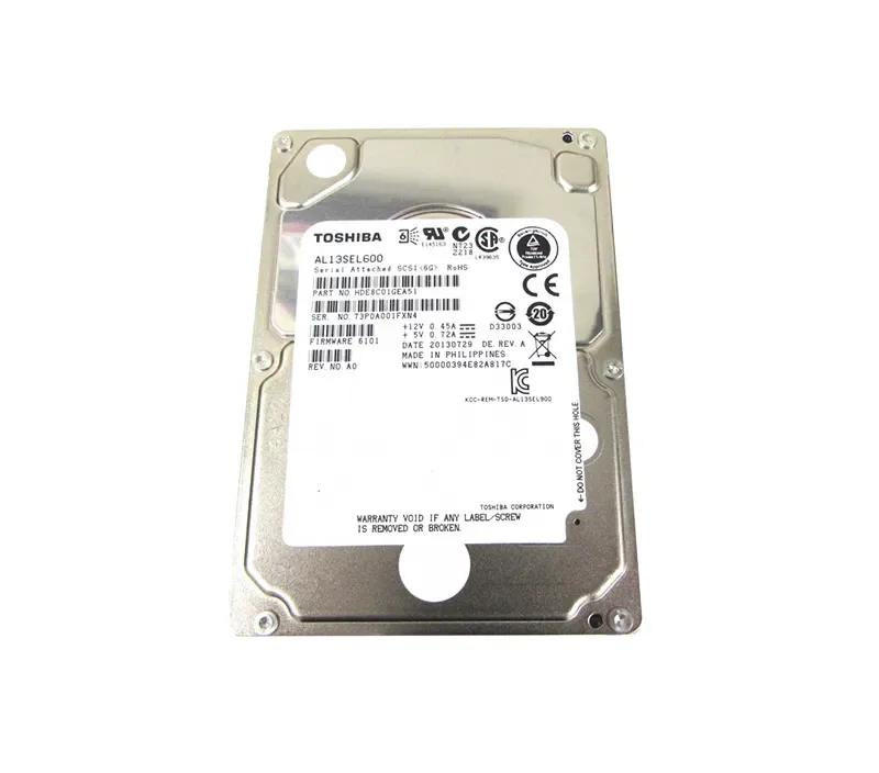 AL13SEL600 - Toshiba 600GB 10000RPM SAS 6GB/s 64MB Cache 3.5-inch Hard Drive