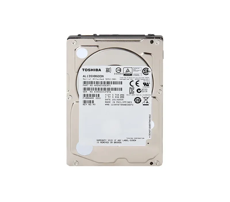 AL13SXB600N - Toshiba AL13SX Series 600GB SAS 6GB/s 15000RPM 64MB Cache 2.5-inch Hard Drive