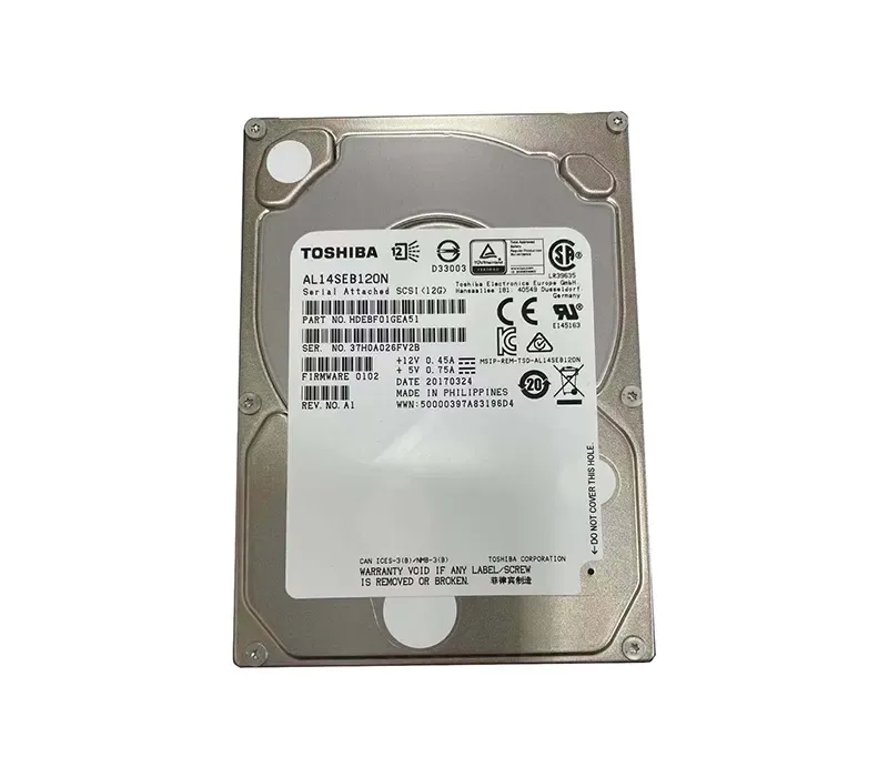 AL14SEB120N - Toshiba Enterprise Performance HDD 1.2TB 10000RPM SAS 12Gb/s 128MB Cache 2.5-inch Hard Drive