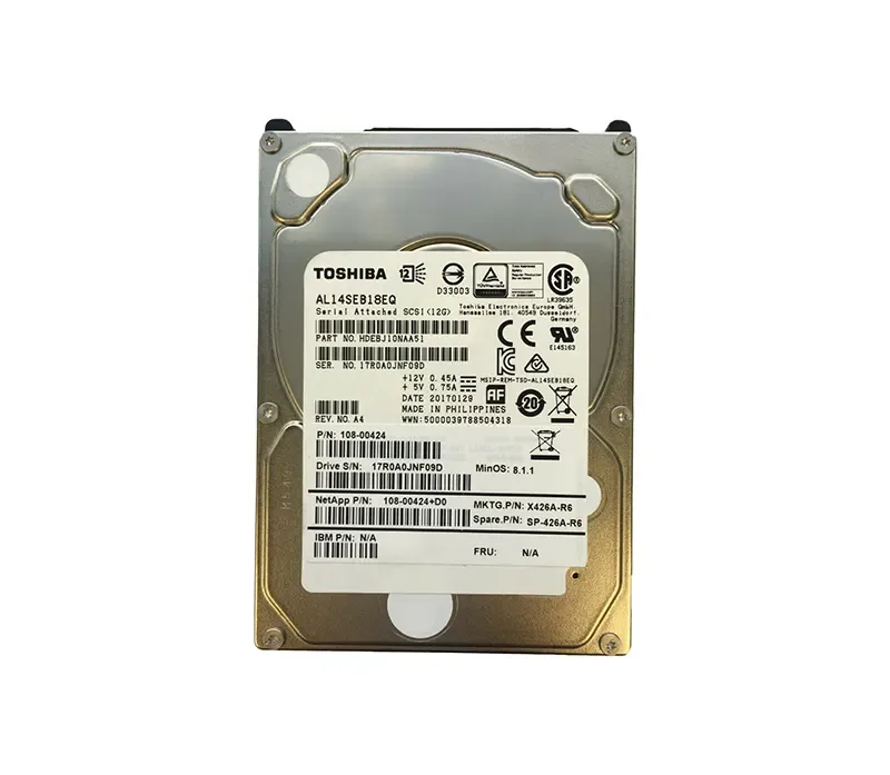 AL14SEB18EQ - Toshiba 1.8TB 10000RPM SAS 12Gb/s 128MB Cache 2.5-inch Enterprise Hard Drive