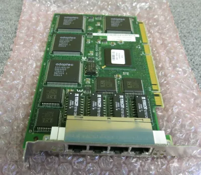Adaptec ANA-6944B/TX 4-Port 10/100 Fast Ethernet Adapter NIC Card
