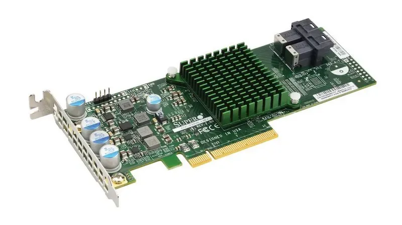 AOC-S3008L-L8E Supermicro AOC-S3008L-L8E 12Gb/s Eight-Port SAS Internal Host Bus Adapter
