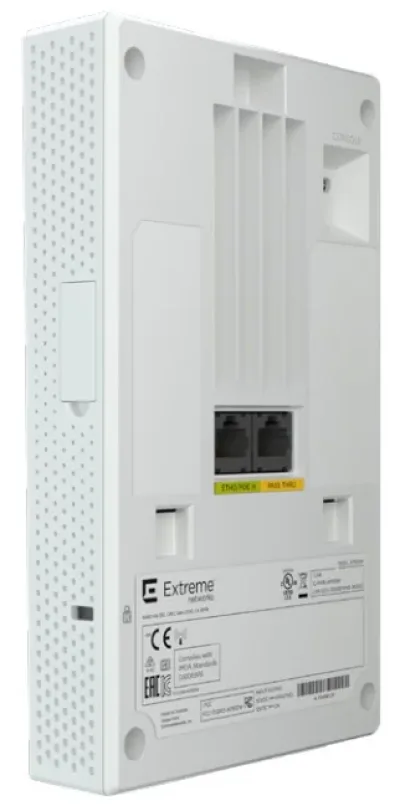 AP302W-FCC - Extreme Networks ExtremeCloud IQ Indoor WiFi6 Wallplate, 2x2 radios with Dual 5GHz and 4 GE Ethernet ports with POE Out